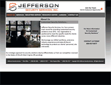 Tablet Screenshot of jefferson-security.com